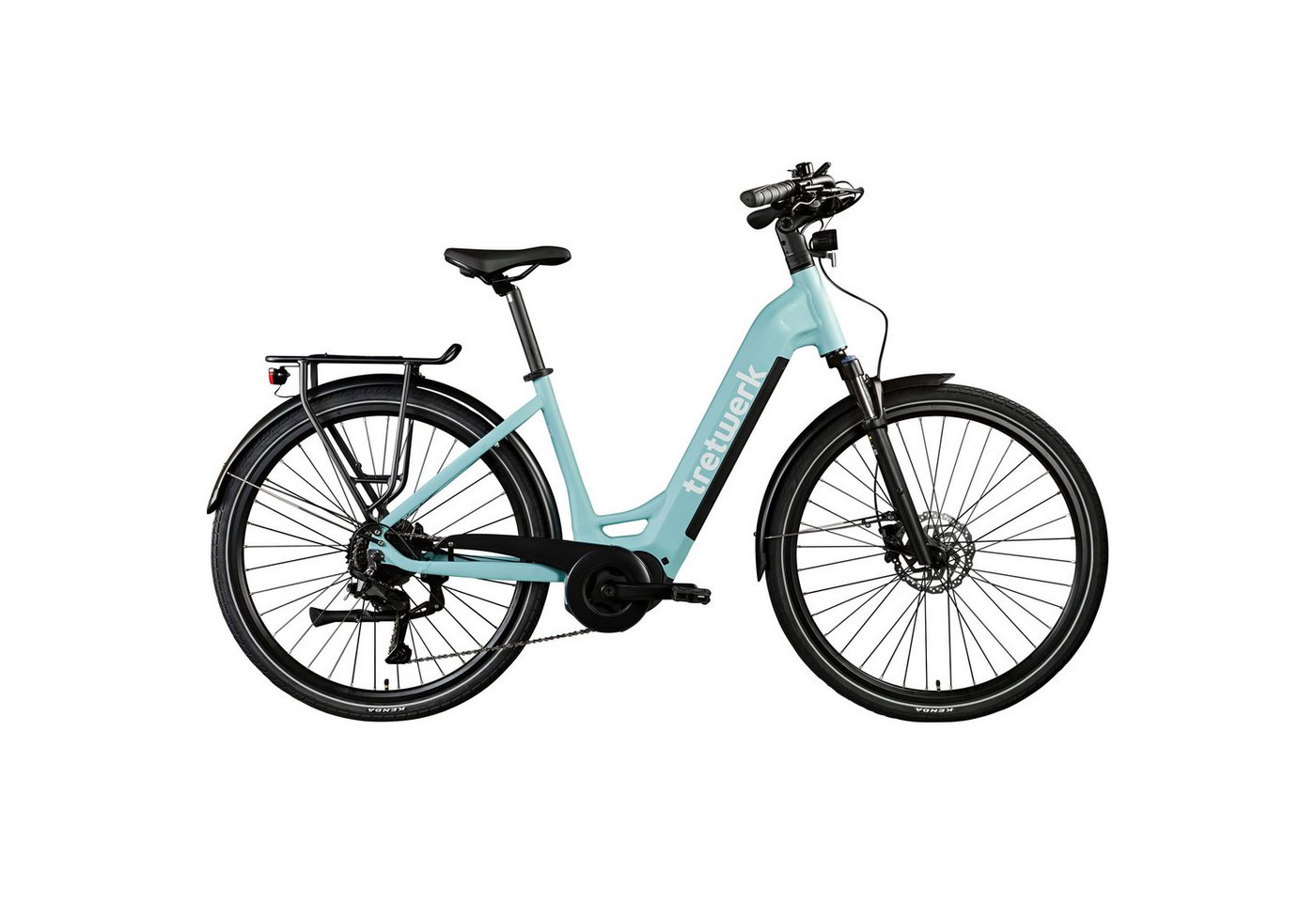 Tretwerk Amber E Bike Damen 28 Zoll Elektrofahrrad 155 - 185 cm Hollandrad Tiefeinsteiger mit 9 Gang Schaltung Bild 4