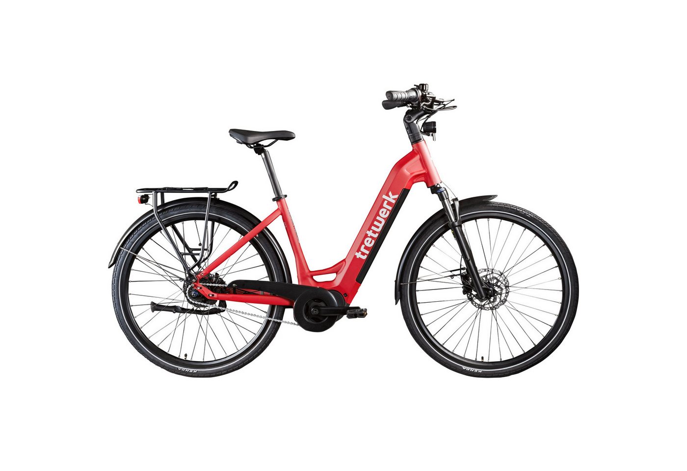 Tretwerk Amber Nexus E Bike Damen 28 Zoll Elektrofahrrad 155 - 185 cm Hollandrad Tiefeinsteiger mit 8 Gang Nabenschaltung Bild 3