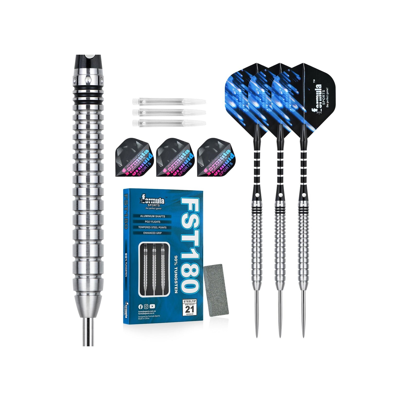 Formula FST180 GEN1 Classic Steeltip Dartset 21g Steeldarts