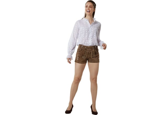 tectake® Lederhose Josie