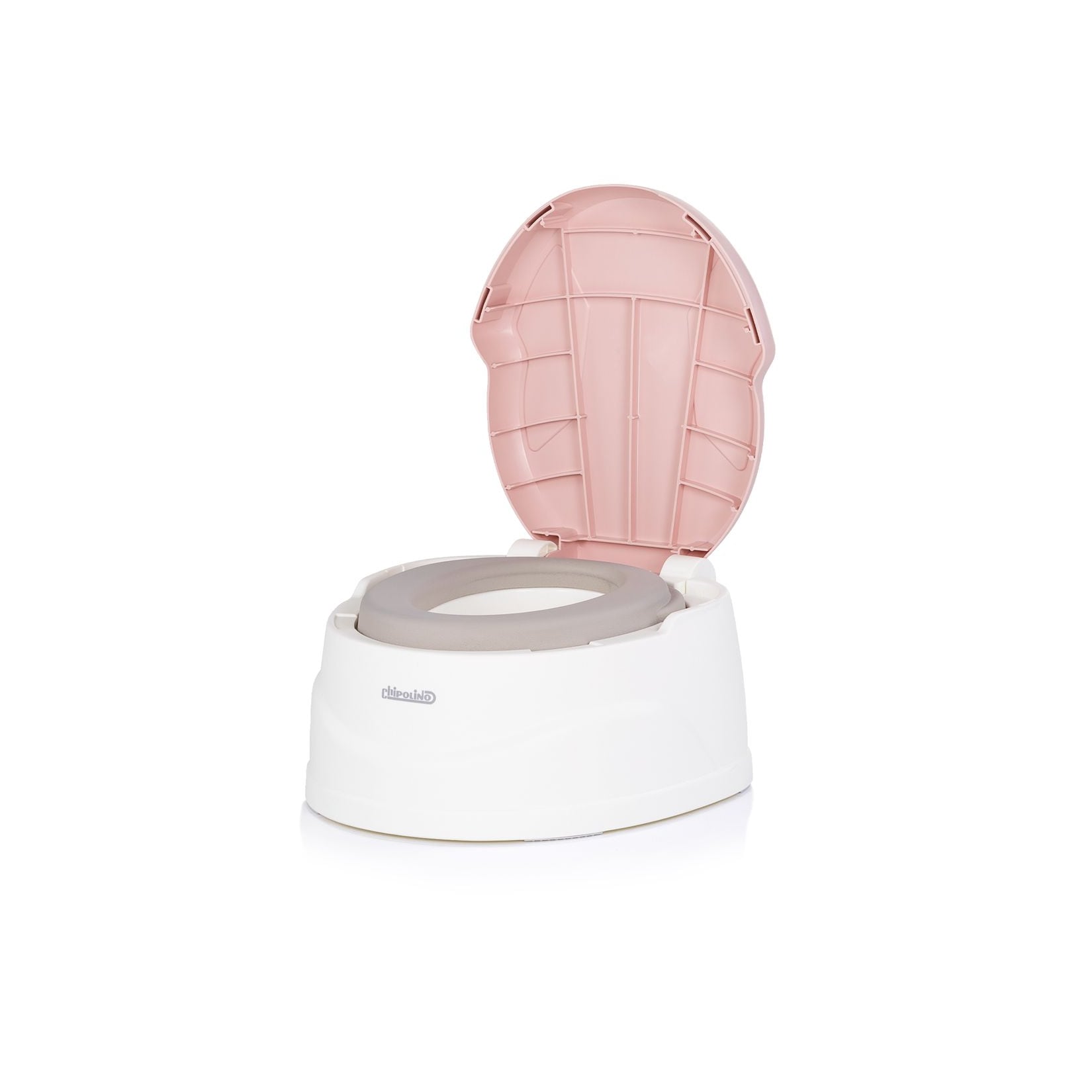 Chipolino Töpfchen 2 in 1 Step 2 Hocker Sitz Innenbehälter Spritzschutz Deckel rosa