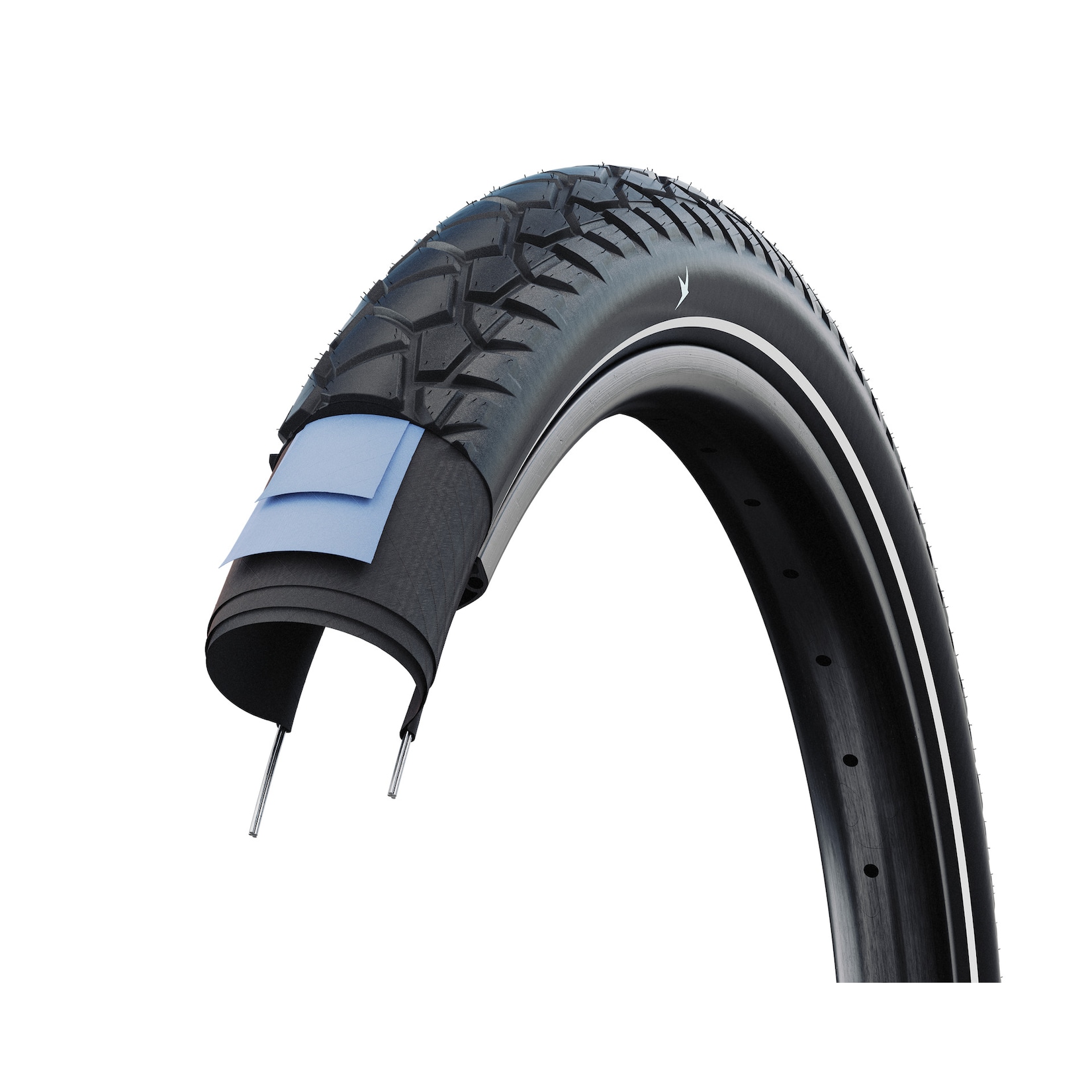 Touring- Fahrradreifen Hybrid Al Grounder HS 611 2er-Set, 27.5x2.35"60-584