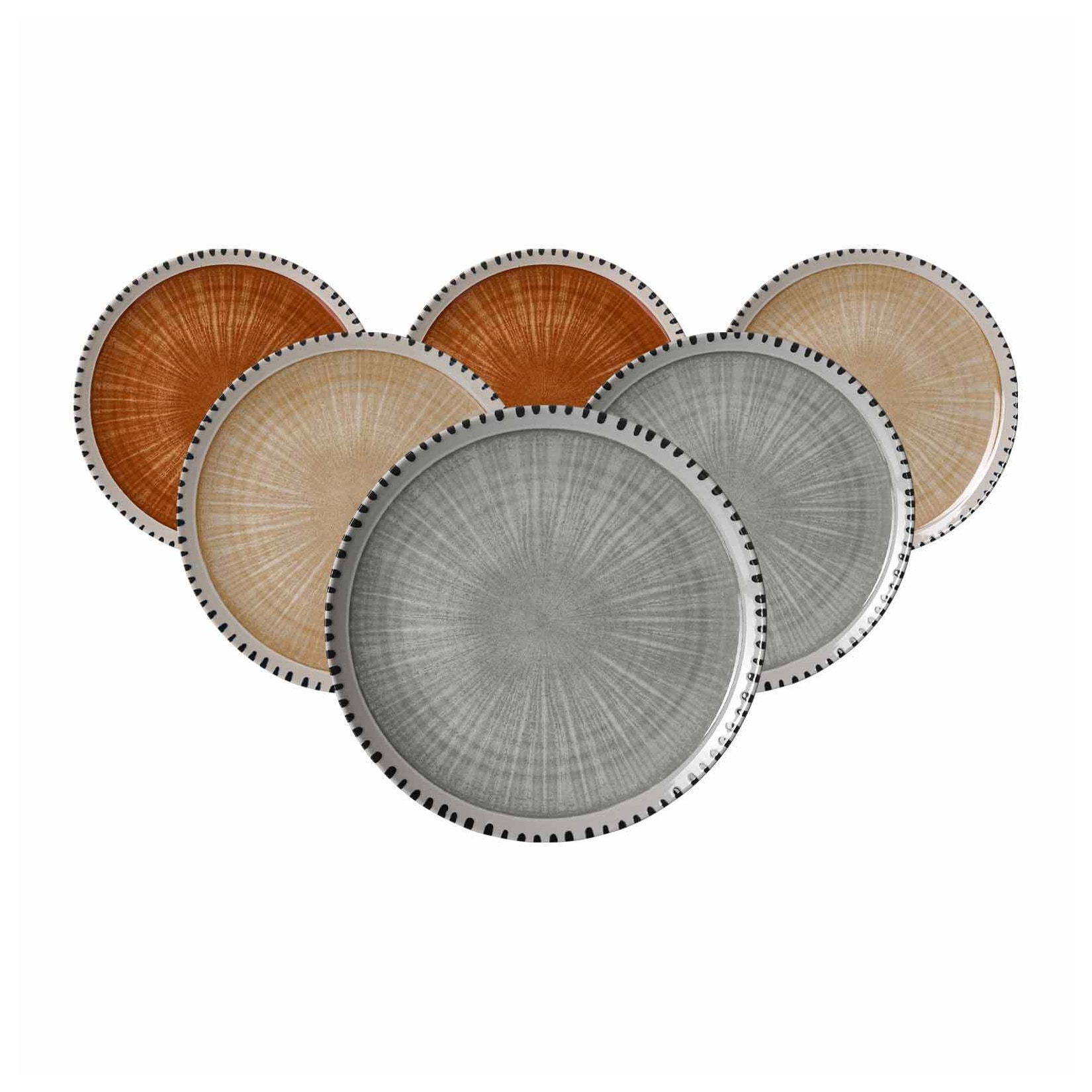 Ritzenhoff & Breker Speiseteller Natura ø 26 cm 6er Set