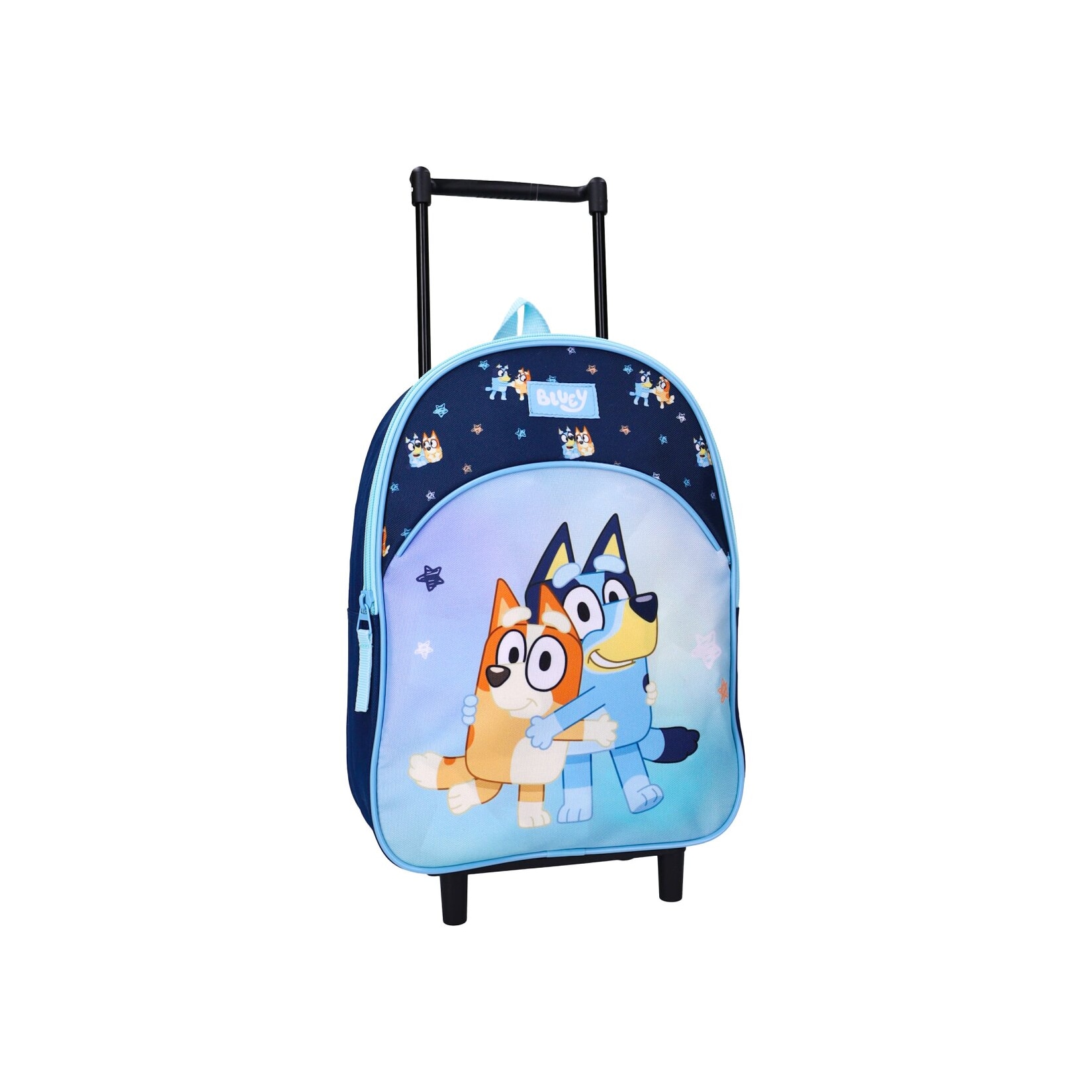 Bluey Smoochy Kiss Trolley Rucksack Kinder Schule Reisetasche mit