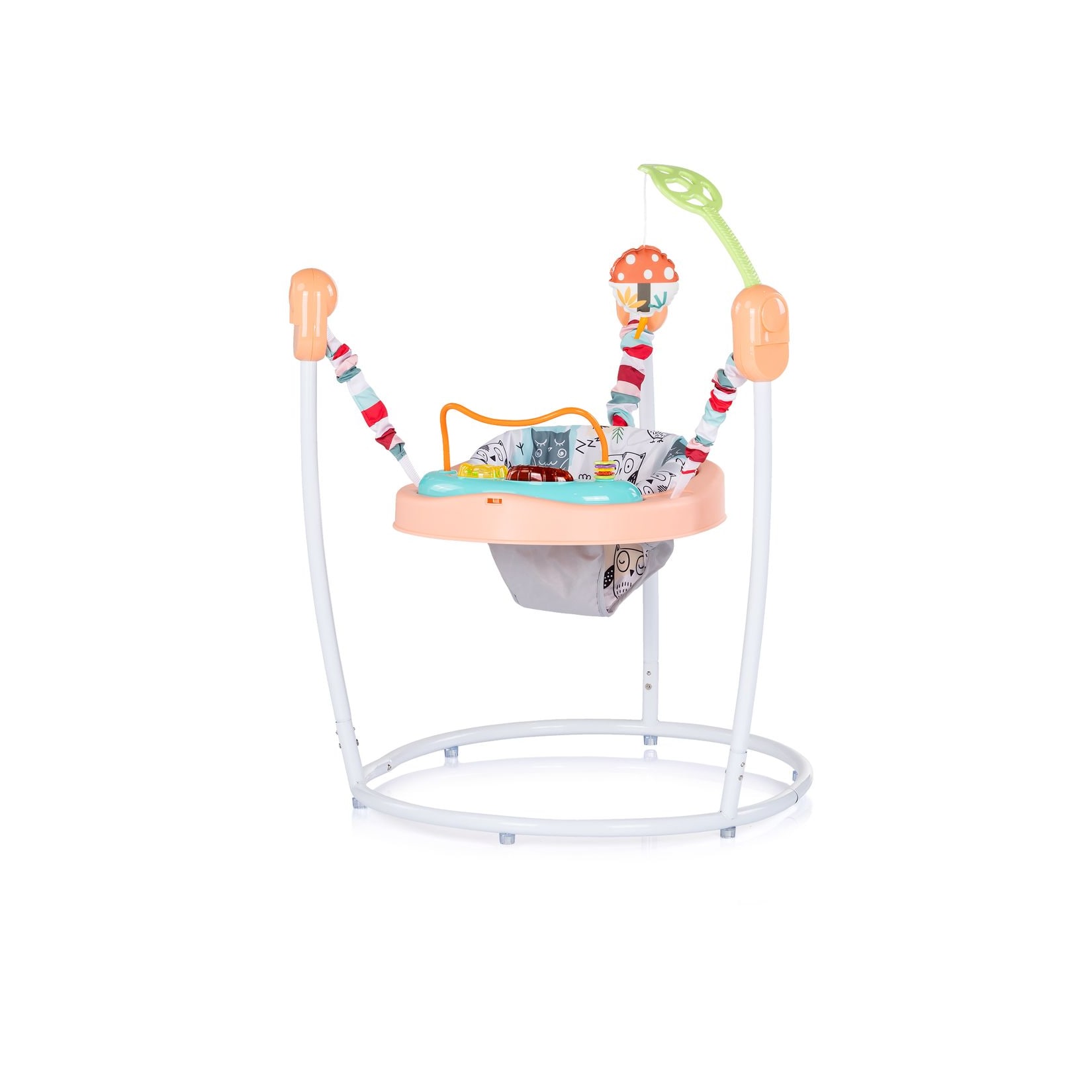 Chipolino Hopser Jumpy Joy Musik Licht Tiere Hängespielzeug Motorikspielzeug rosa