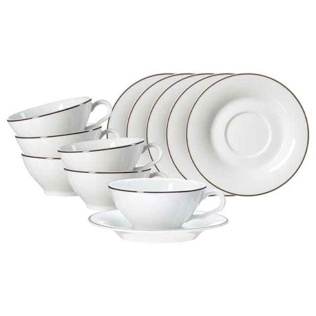 Ritzenhoff & Breker Teetassen mit Untertassen Ostfriese 100 ml 6er Set