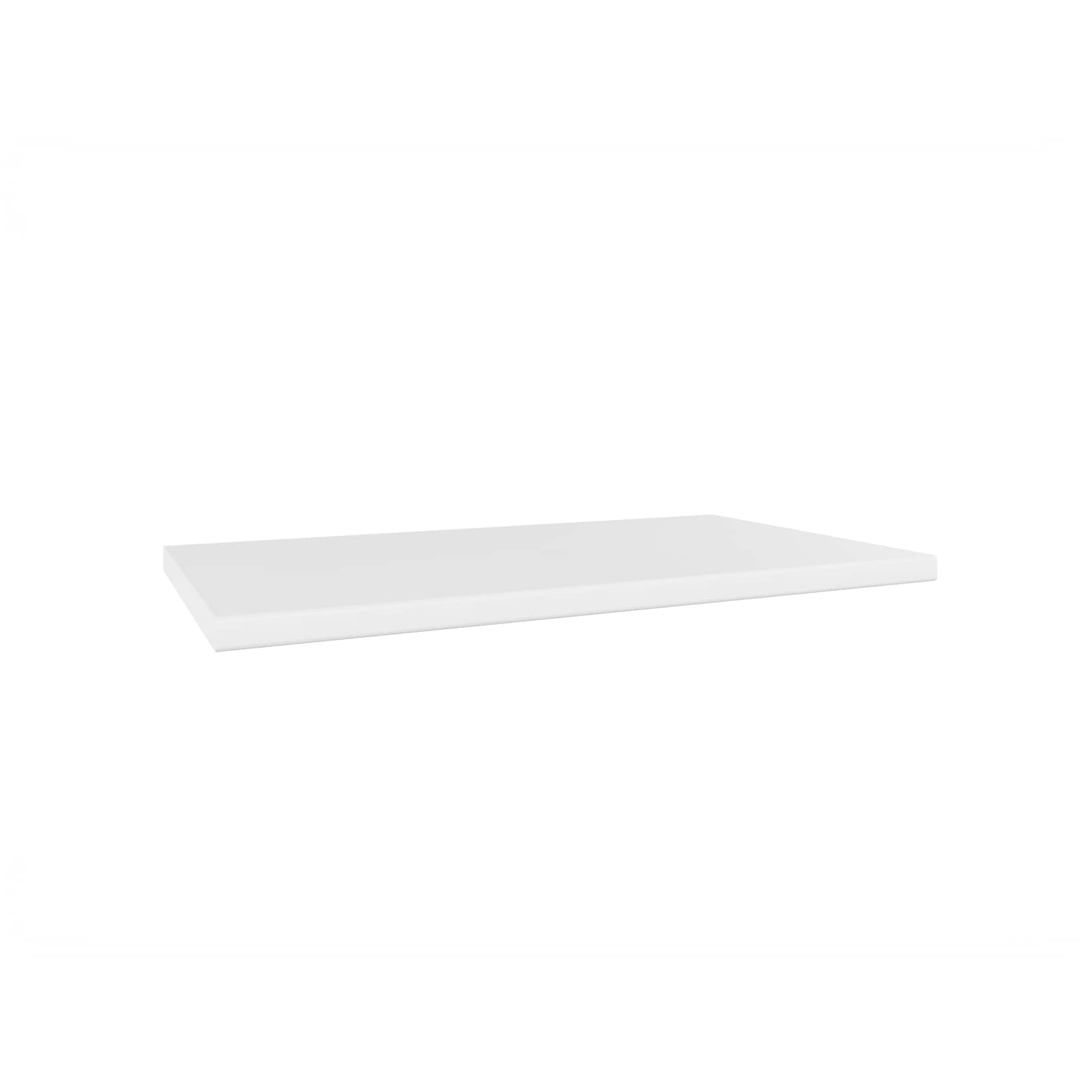 Küchen Arbeitsplatte 105 cm breit, 38 mm Stark, Weiss matt Küche Aria