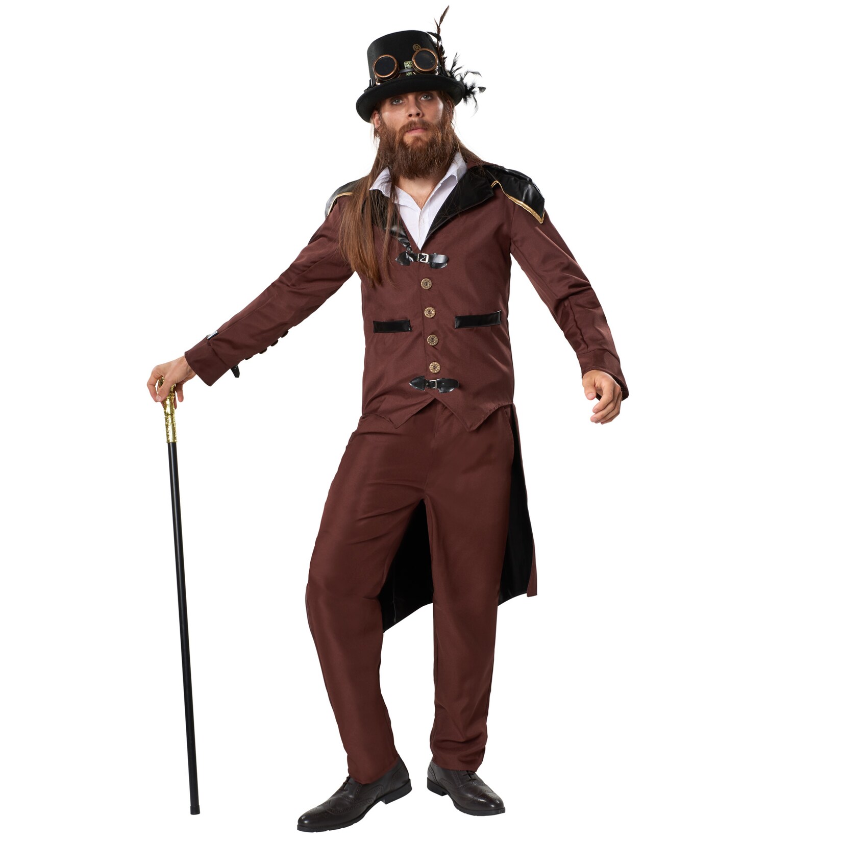 tectake® Herrenkostüm Steampunk Graf