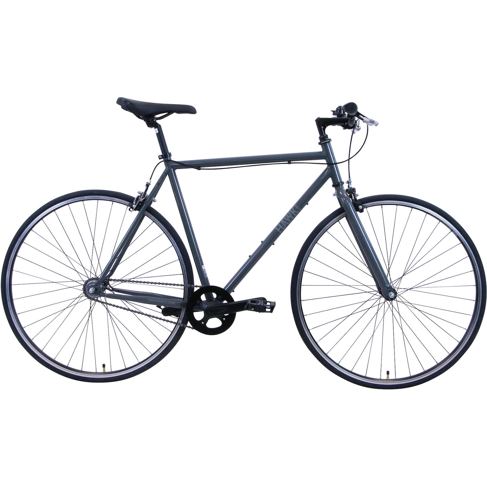 Hawk Vintage Singlespeed Renn-Fitness Herren 28 Zoll 55 cm Diamant - Blau