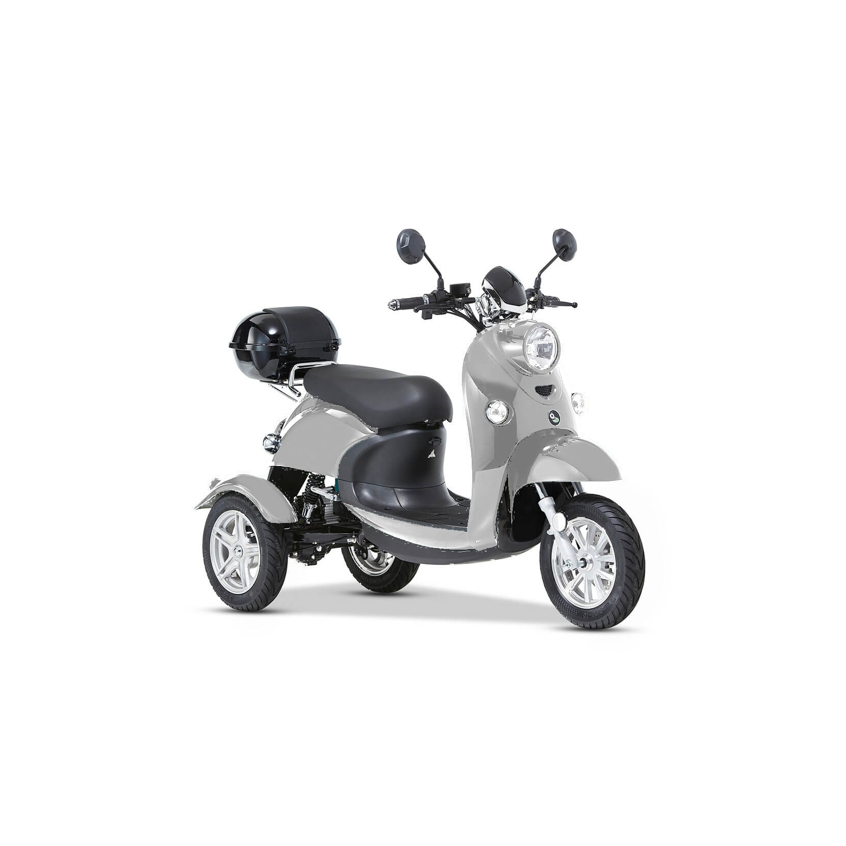 ENEWAY 3-Rad E-Mobil Modena II 25 km/h E-Trike ETrike Elektrofahrzeug Mobilitätsfahrzeug silber