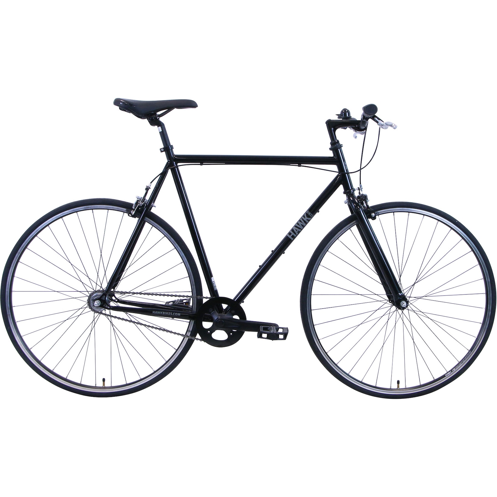 Hawk Vintage Singlespeed Renn-Fitness Herren 28 Zoll 60 cm Diamant - Blau