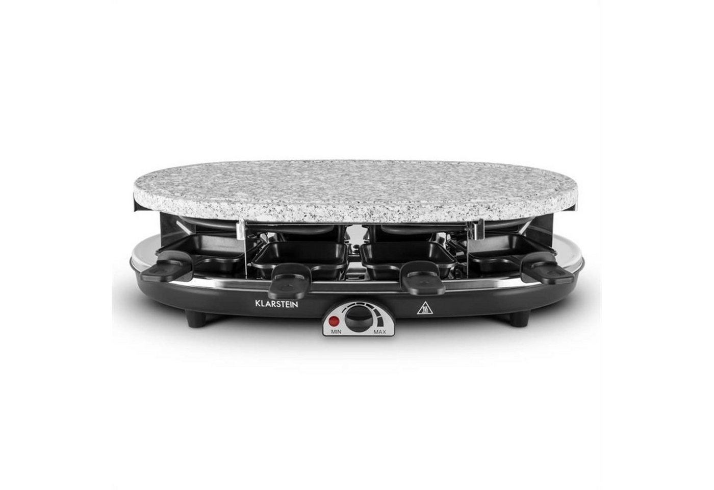 Steaklette Raclettegrill 1500 W Granit-Natursteinplatte 8 Personen Bild 2