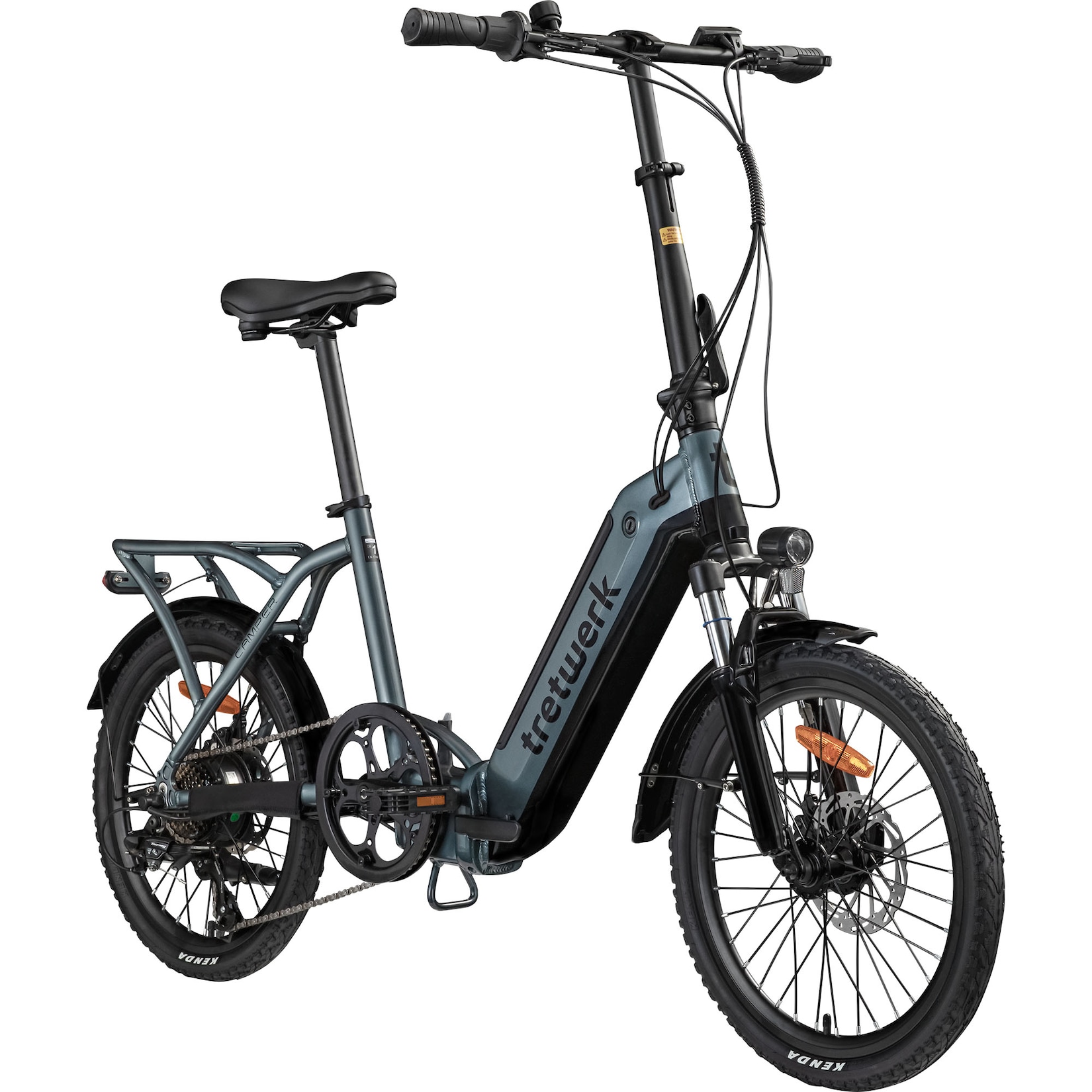 Tretwerk Camper 20" – Kompaktes E-Faltrad mit Shimano 7-Gang-Schaltung & 468Wh Akku