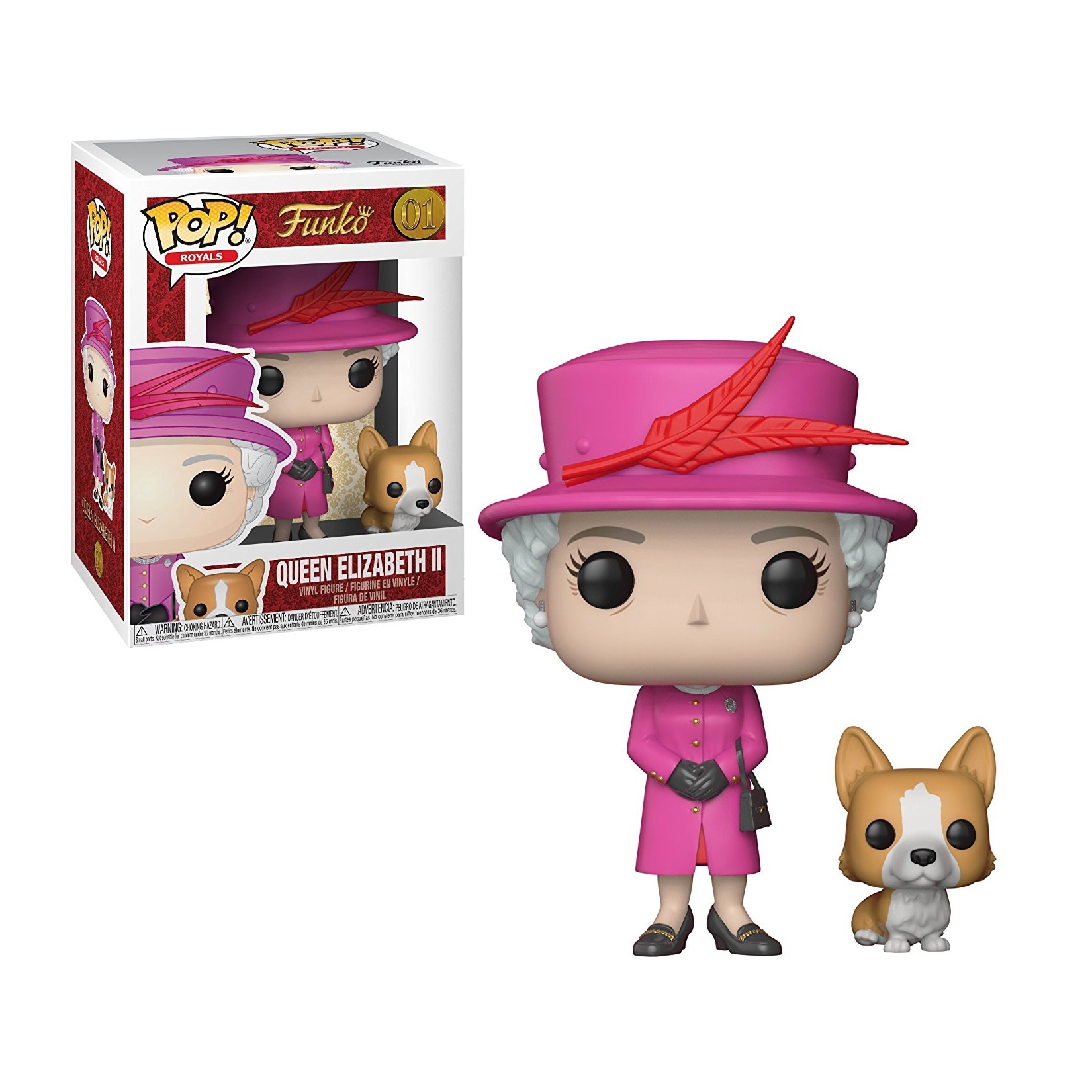 Funko Pop - Royals - Queen Elizabeth II mit Corgi