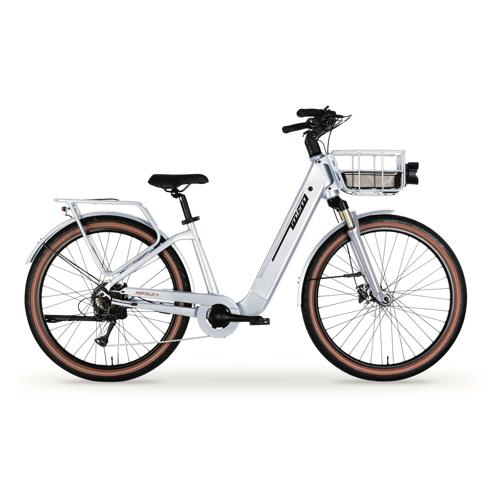 MBM Elektro-SUV Bike NEFELE PLUS 27,5 Zoll, silber