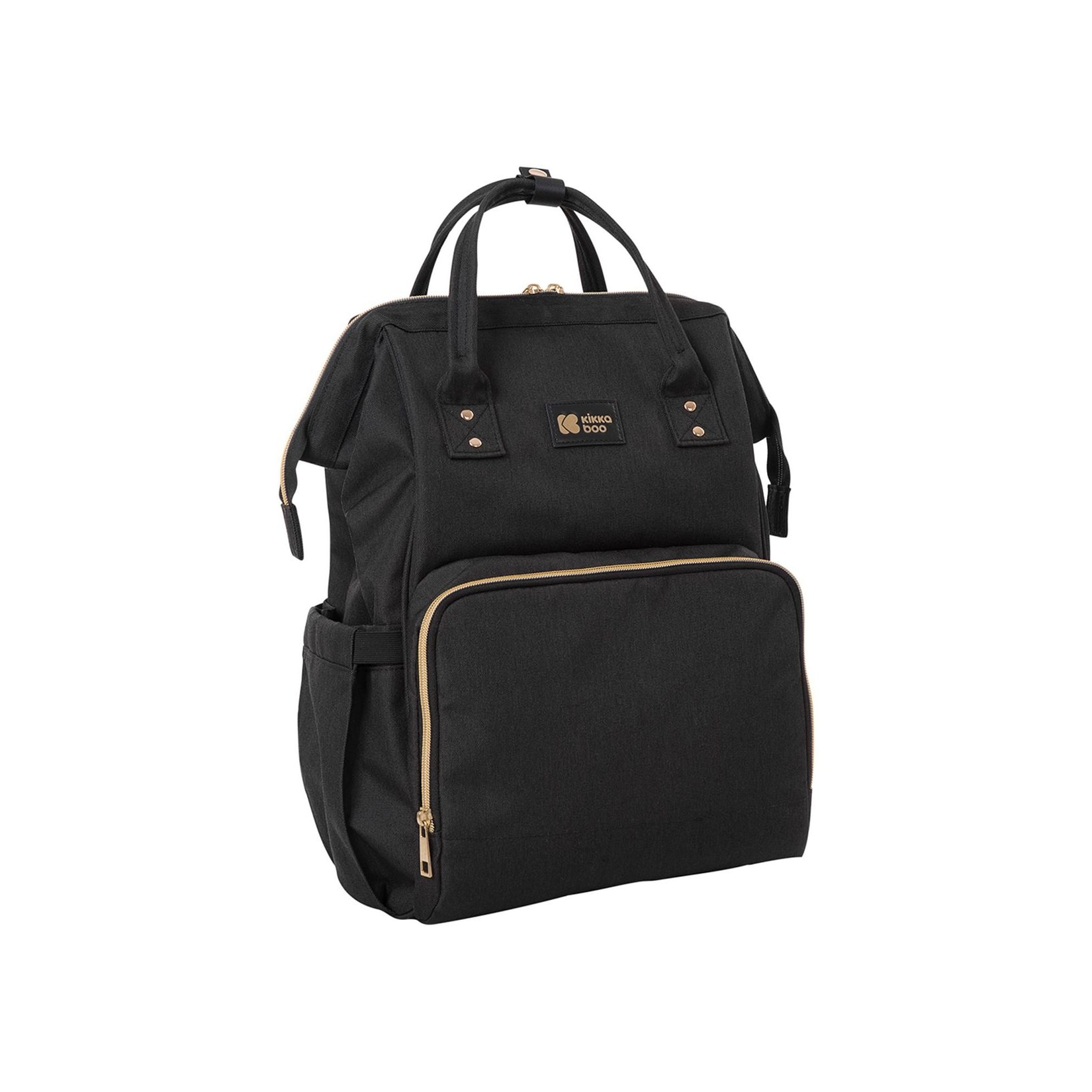 Kikkaboo Wickeltasche Siena, Rucksack, Wickelunterlage, Grifflänge einstellbar schwarz