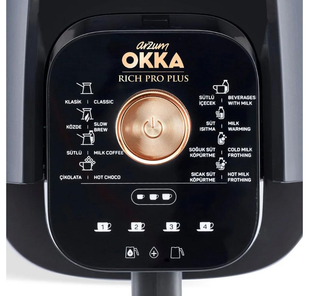 Arzum OK0038-0400 Rich Pro Plus Kaffeemaschine Bronze Bild 3