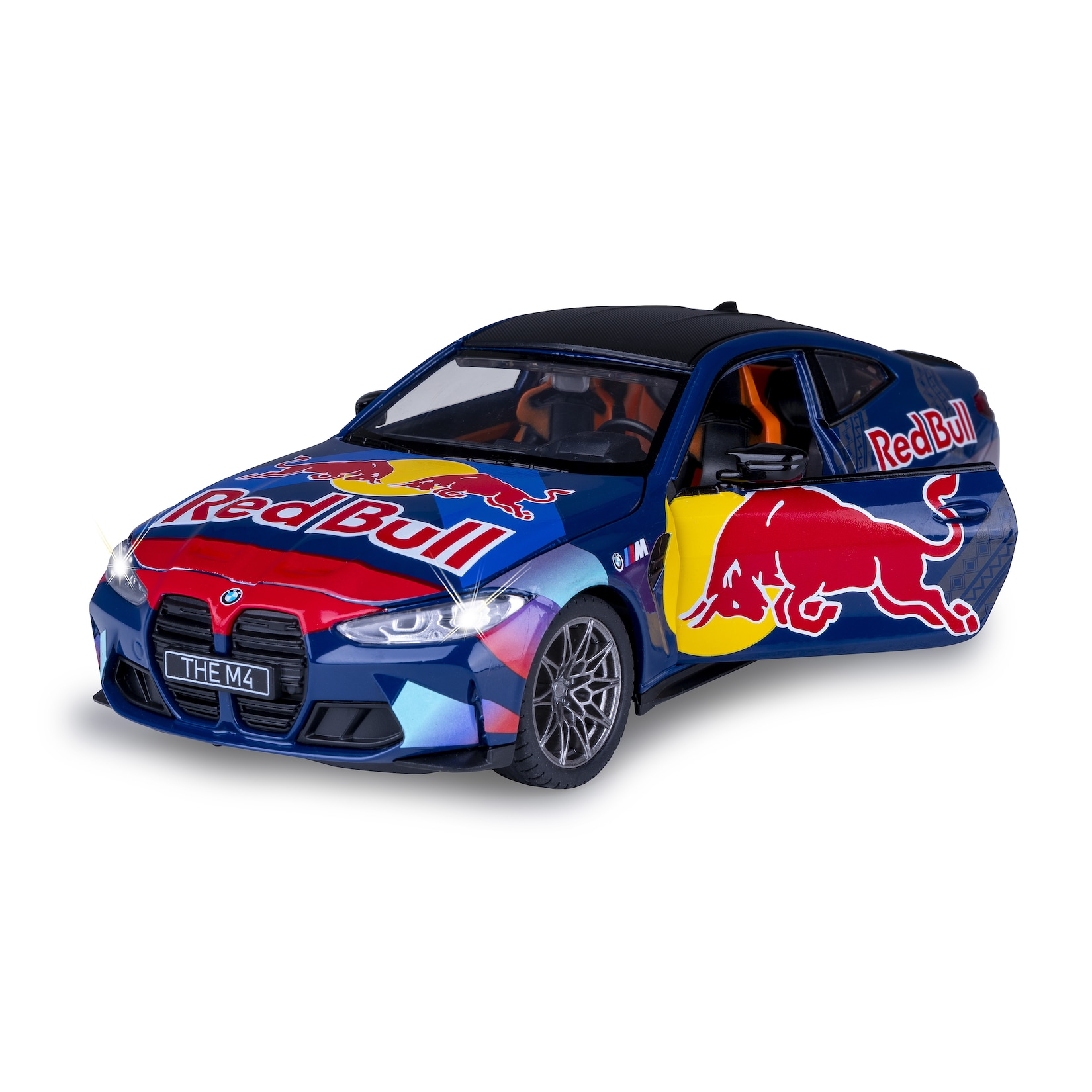 JAMARA BMW M4 Diecast 1:24 blau inkl. Knopfzellen