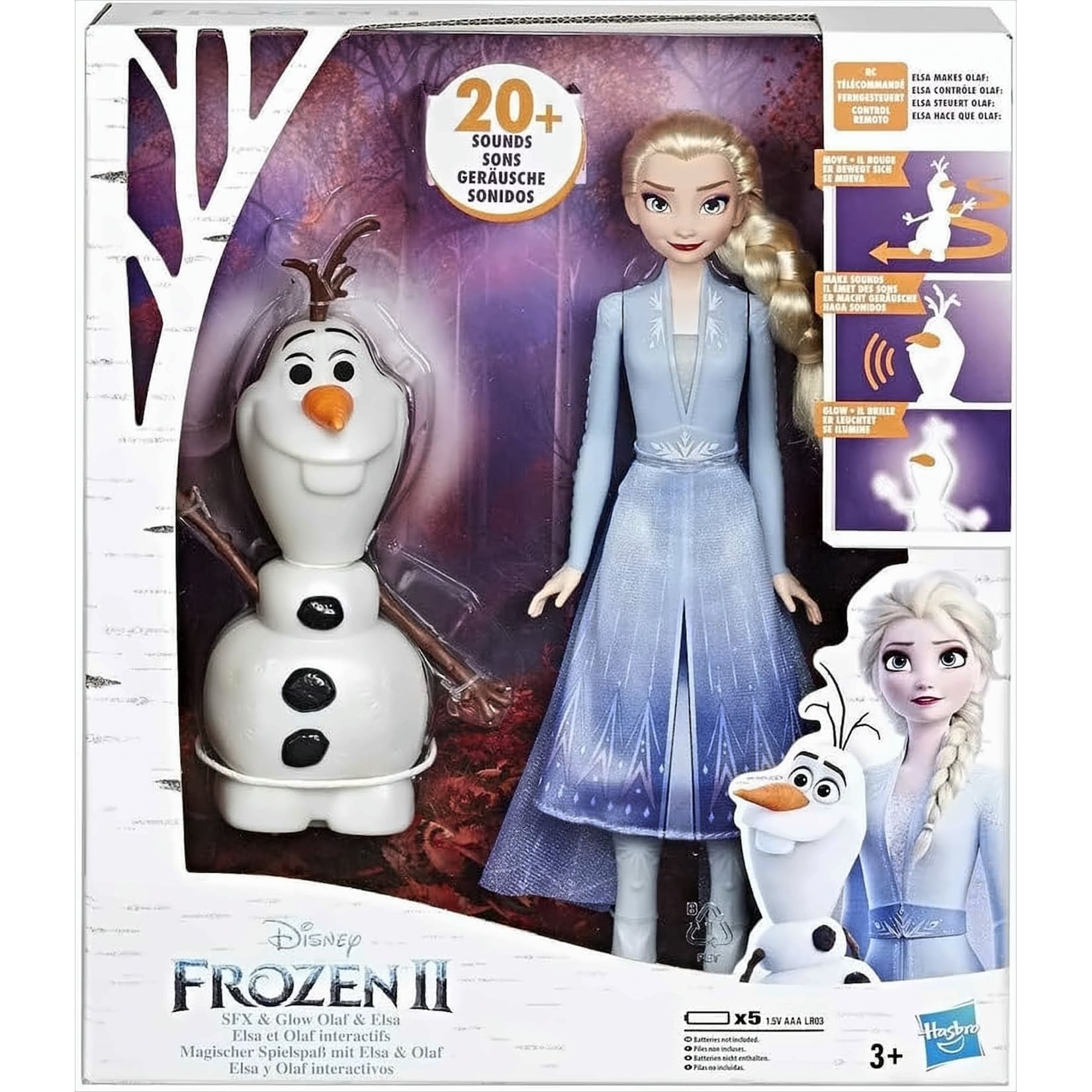 Hasbro Disney Frozen Olaf und ELSA (nur englische Sprache)