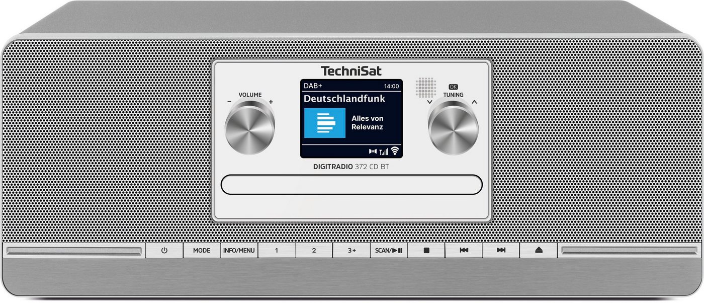 TechniSat DIGITRADIO 372 CD BT - 10 W DAB+ Digitalradio, UKW, CD, Bluetooth, Fernbedienung silber Bild 5