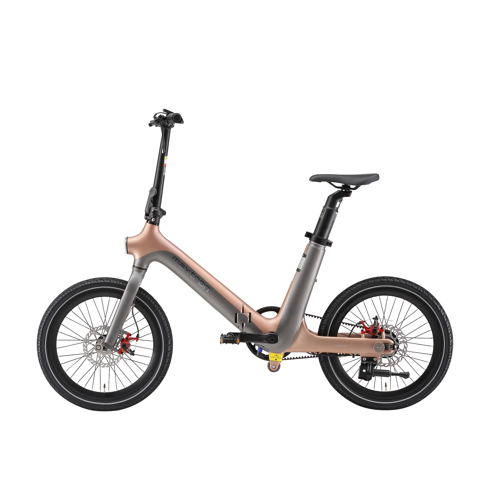 Maxtron Smart30, Falt-E-Bike, Riemenantrieb, 20" Zoll, rose-gold