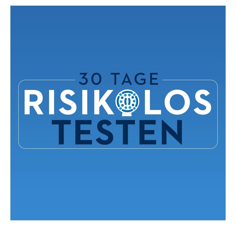 Oral-B Clean & Protect Zahnbürste (3D-Technologie, visuelle Andruckkontrolle, 2 Putzprogramme: Tägliche Reinigung und Sensitiv, bis zu 2 Wochen Akku-Laufzeit, integrierter 2-Minuten-Timer, Handstück mit Ladestation, 1 Aufsteckbürste, 1 Reise-Etui, made in Bild 3