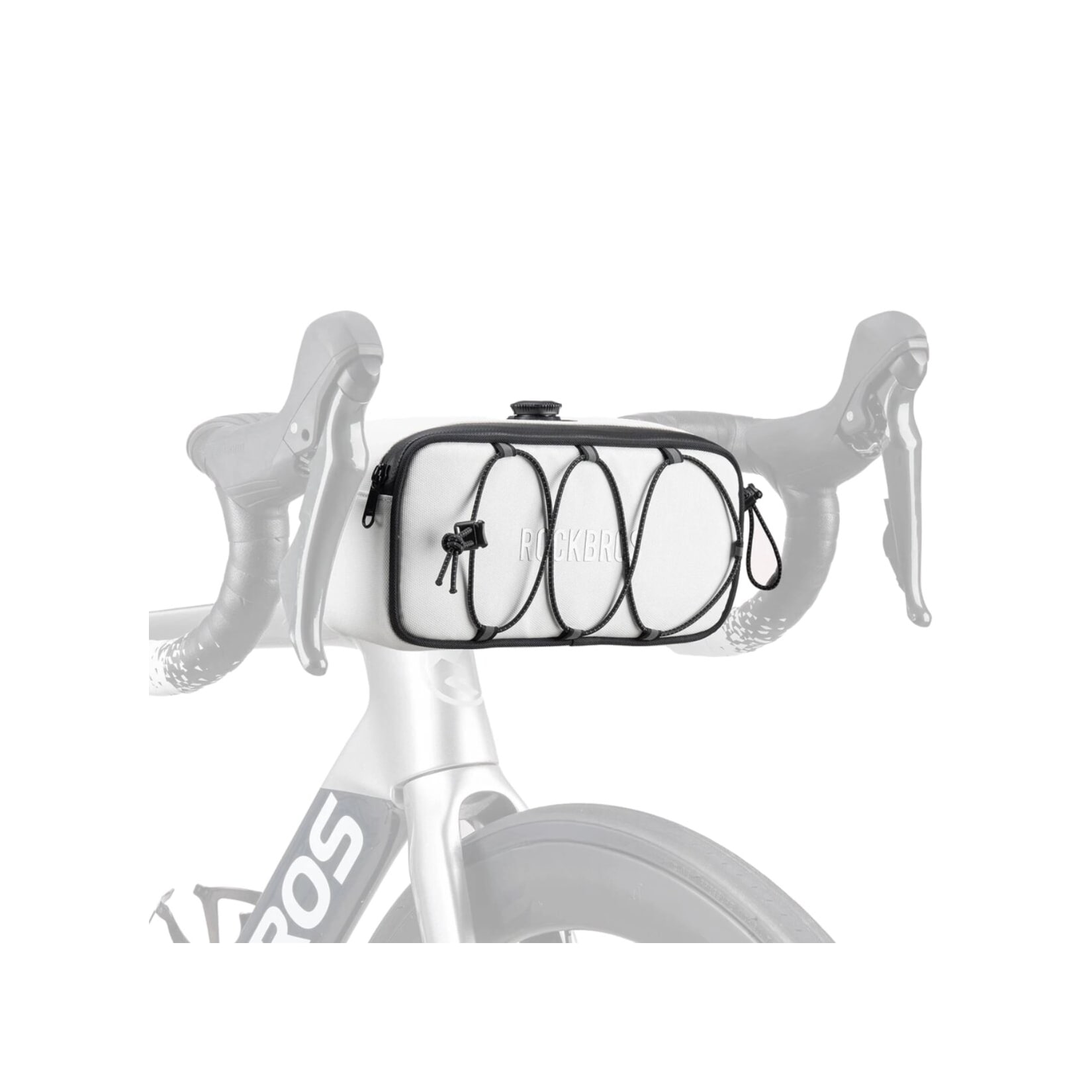Rockbros TL001 ROAD TO SKY Lenkertasche 1,9L wasserdicht Weiß