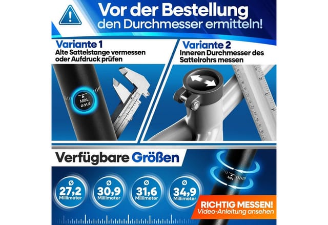 NEXTCOVER Gefederte Sattelstütze Parallelogramm 27,2 mm Comfort-Spring Aluminium