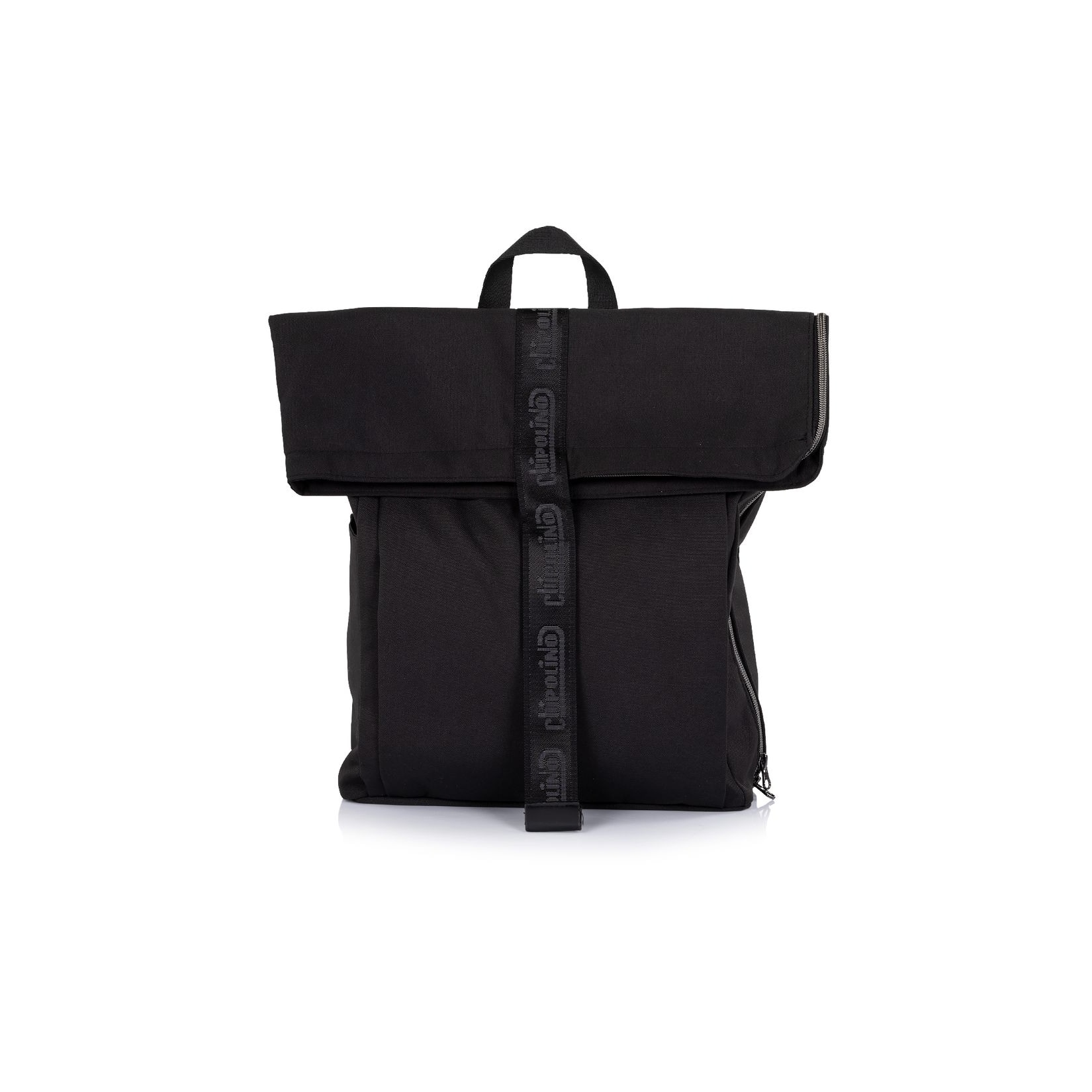 Chipolino Kinderwagen-Rucksack Wickelauflage Thermotasche Reißverschluss Griff schwarz