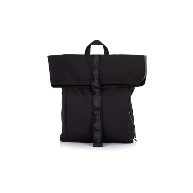 Chipolino Kinderwagen-Rucksack Wickelauflage Thermotasche Reißverschluss Griff schwarz