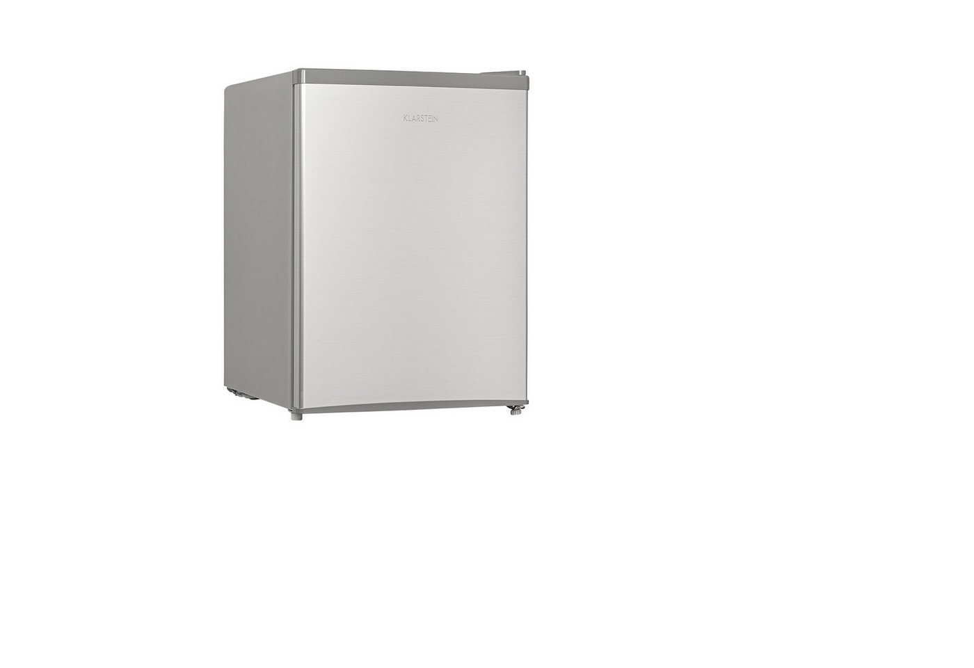 Cool Kid Mini-Kühlschrank mit 4-L-Gefrierfach 66 Liter 41dB Silbergrau