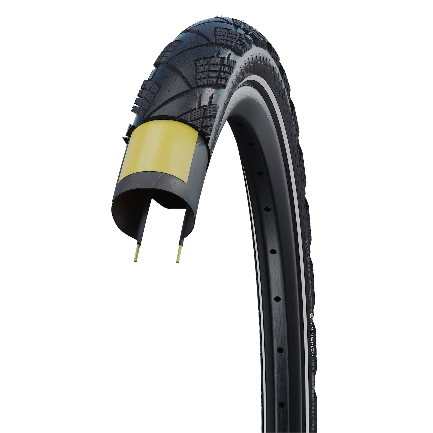 Touring- Fahrradreifen Marathon Efficiency Evo HS 617 2er-Set, 28x1.35"35-622