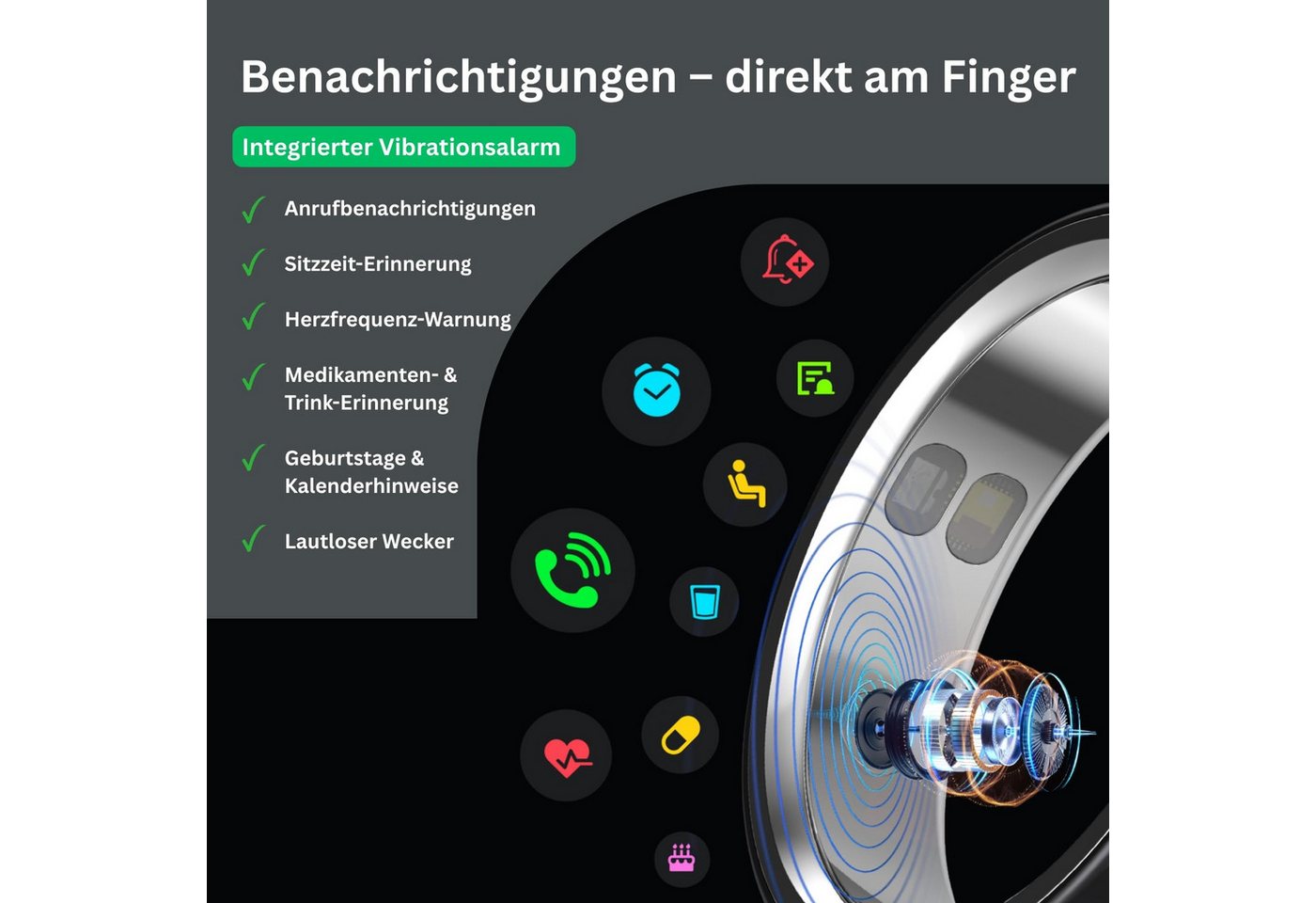 IMIKI Ring 2 Gr. 13-Q Smartring Bild 2