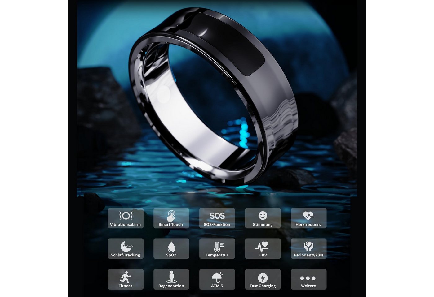 IMIKI Ring 2 Gr. 13-Q Smartring Bild 3