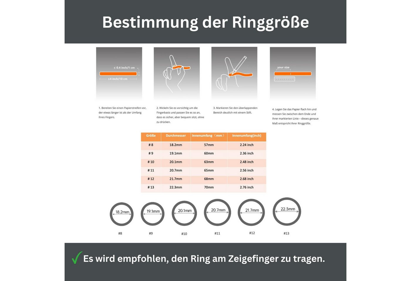 IMIKI Ring 2 Gr. 13-Q Smartring Bild 4