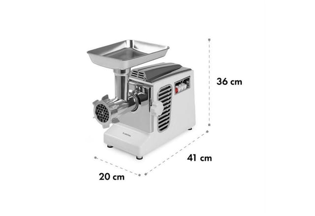 Kraftprotz elektrischer Fleischwolf 700 W Kupfermotor Edelstahl