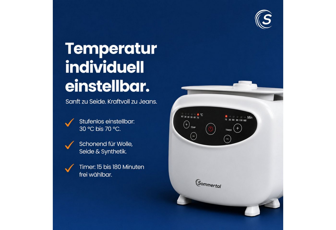 Sommertal Bügelpuppe Gentleman – Hemdenbügler & Bügelmaschine für Hemden, Blusen, T-Shirts, Hosen – Bügelautomat mit 2-in-1 Bügeln & Trocknen Funktionen – effiziente Bügelhilfe Bild 5