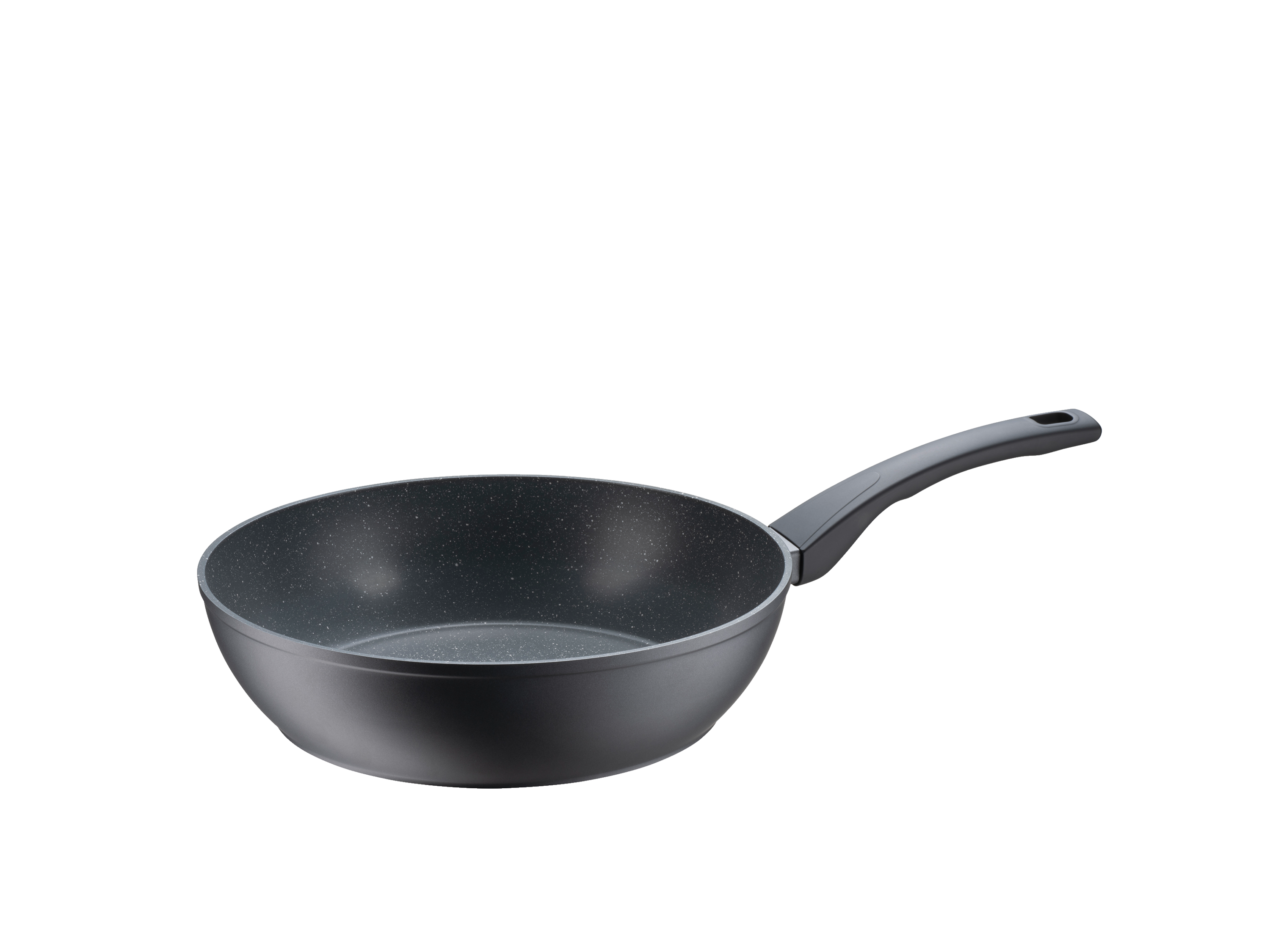 Mäser Hochraumpfanne, Aluminium Leonis Schwarz