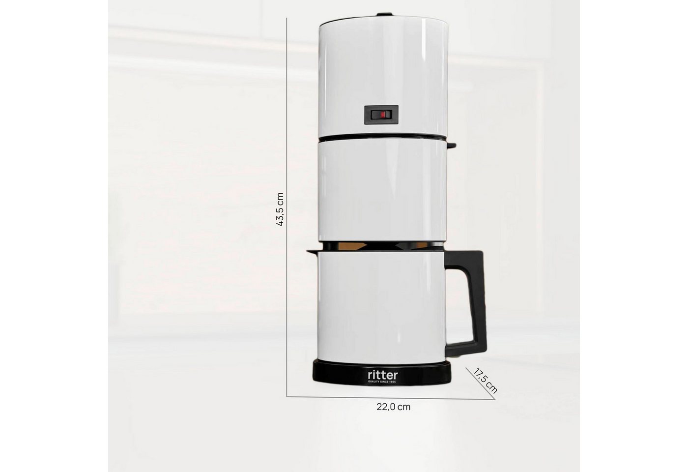 Ritter Pilona 5 Kaffeemaschine Weiß Bild 3