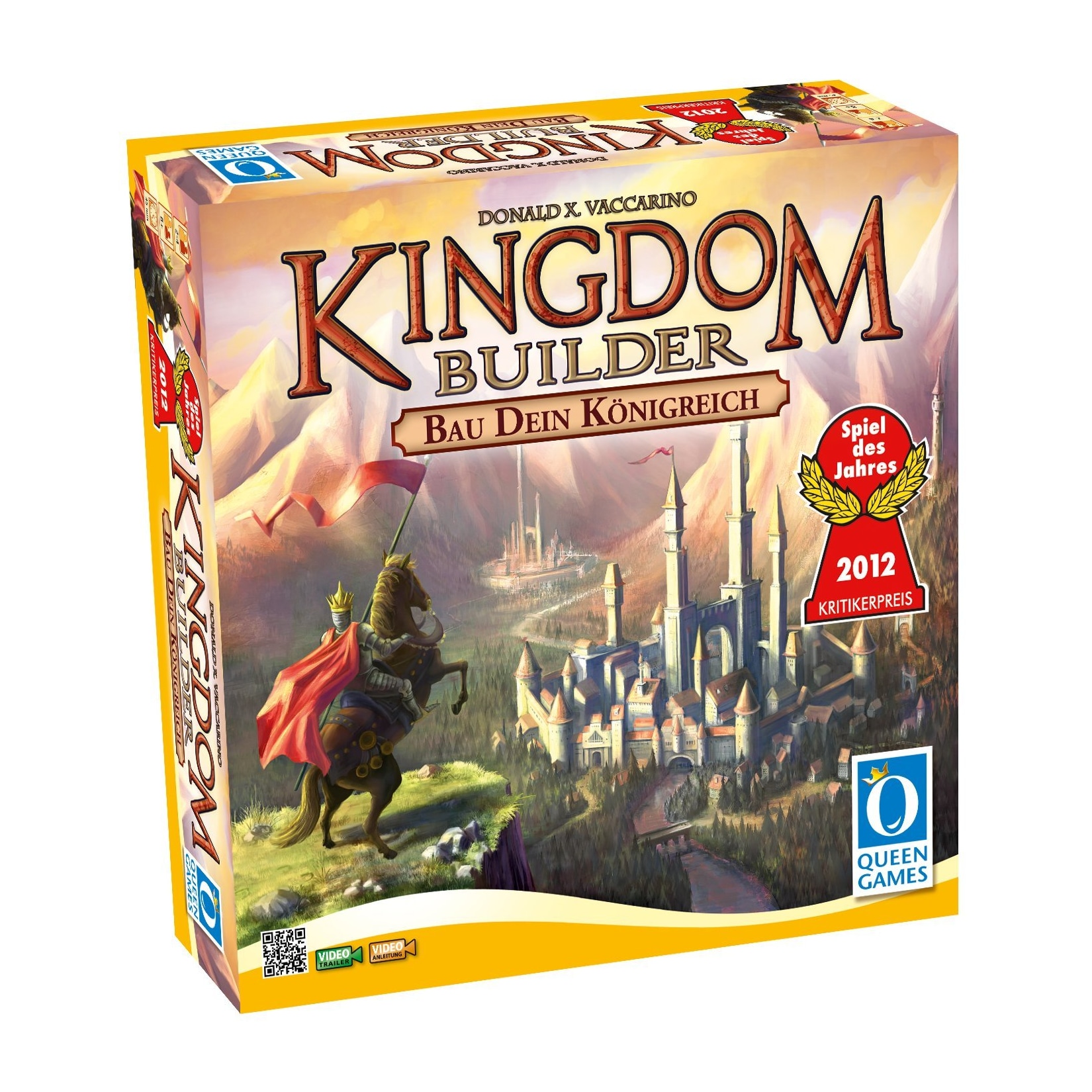 Queen Games 6083 - Kingdom Builder, Spiel des Jahres 2012