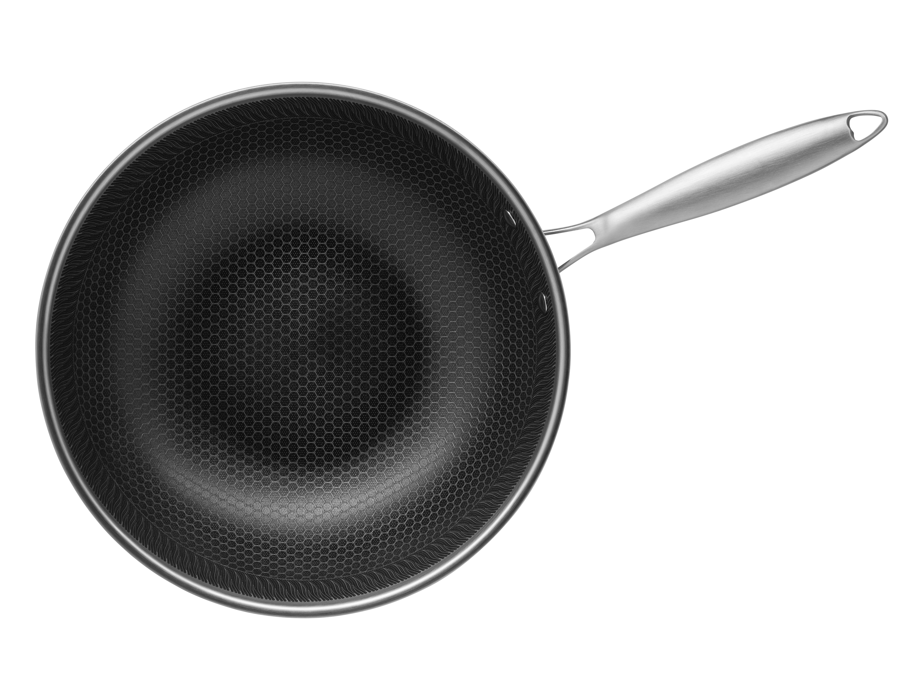 Mäser Wok 30 cm, Edelstahl Hestia Keramik Silber / Schwarz Bild 4