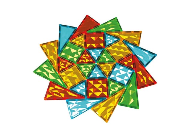 4104 Geomag Magnetic Tiles Gems 100