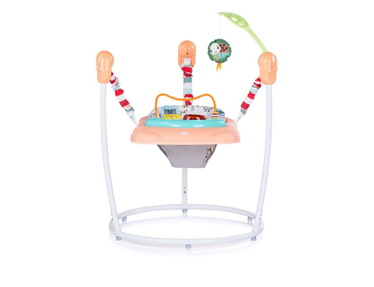 Chipolino Hopser Jumpy Car Musik Licht Hängespielzeug Musikpanel verstellbar rosa Bild 4