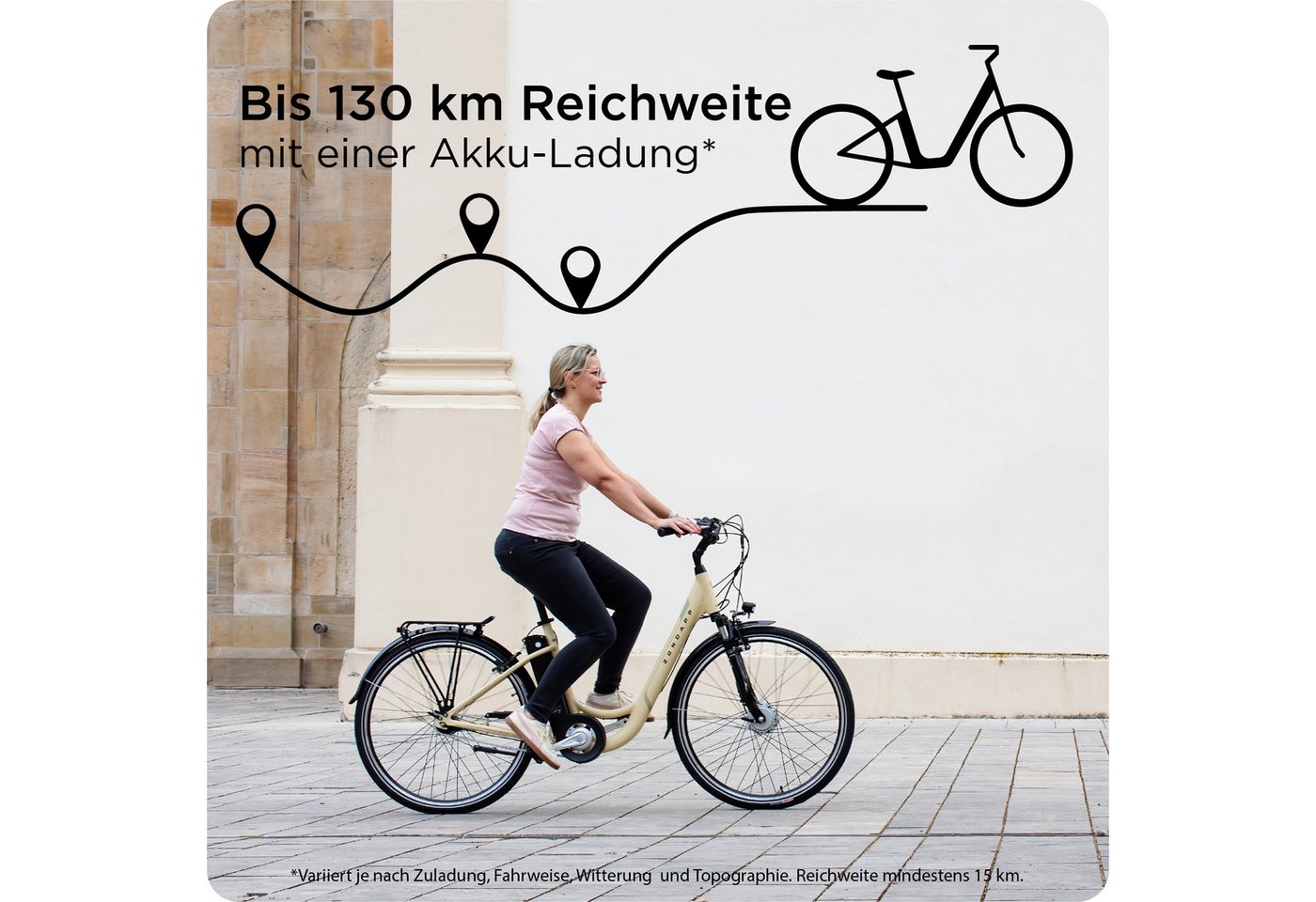 Zündapp Z510 E Bike Damenfahrrad ab 155 cm Rücktritt Pedelec 28 Zoll Fahrrad mit tiefem Einstieg Hollandrad mit 3 Gang Nabenschaltung StVZO Bild 3