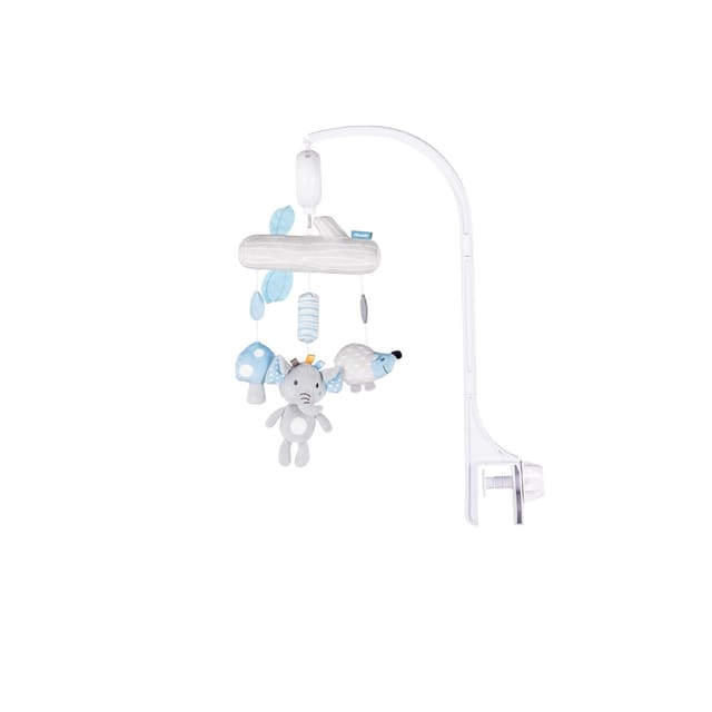 Chipolino Musik Mobile happy Elefant 360 Gad Drehung 35 Melodien Plüschtiere blau