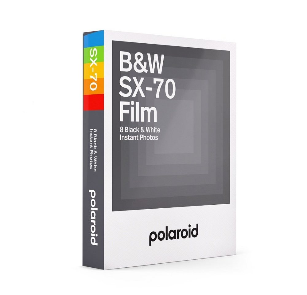 Polaroid Black & White Film SX-70 Type (8 exposures) - White Frame