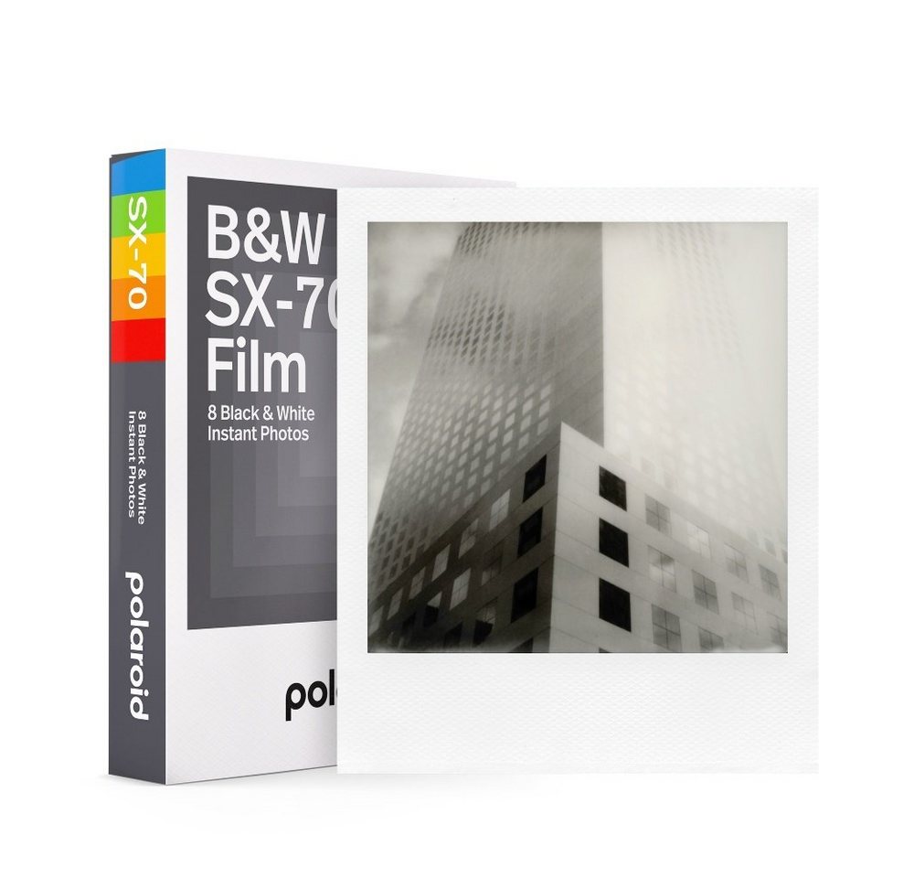 Polaroid Black & White Film SX-70 Type (8 exposures) - White Frame Bild 2