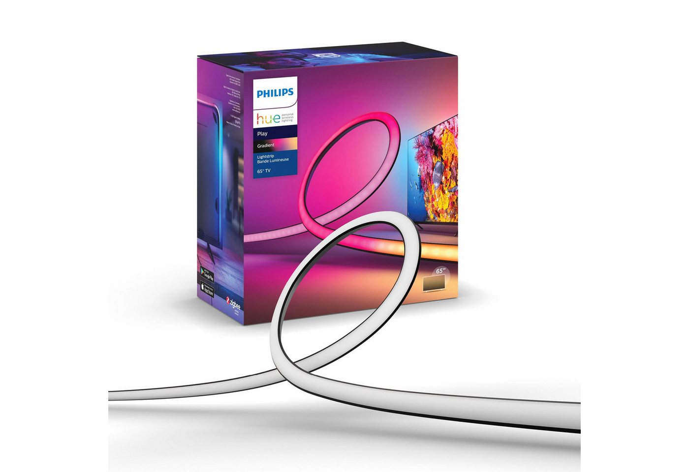 Philips Hue Play Gradient Lightstrip TV 65 Bild 3
