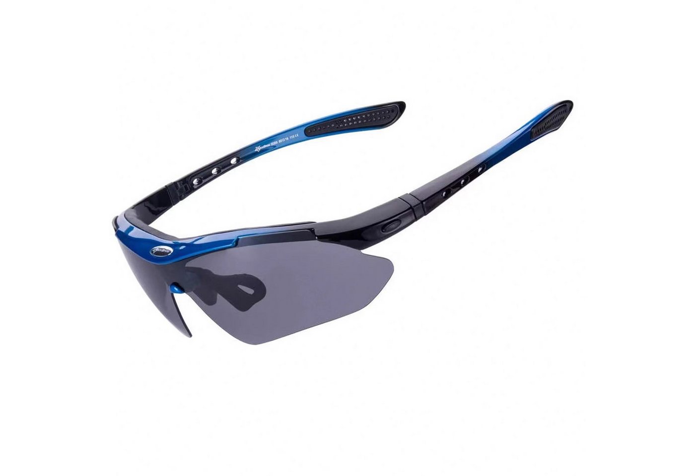 Rockbros 10007 Polarized Cycling Glasses - Black and Blue Bild 3
