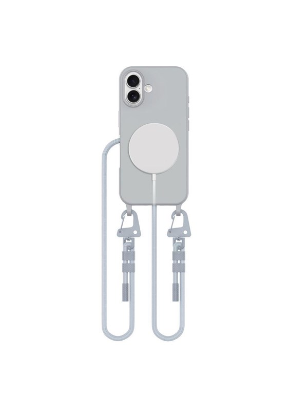 Tech-Protect MagNecklace MagSafe Case for iPhone 16 - Gray